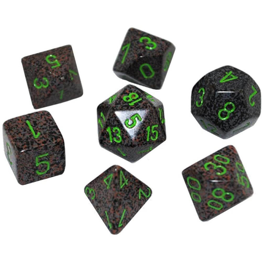 D7 Die Set Dice Dice moteled Poly (7 dados)