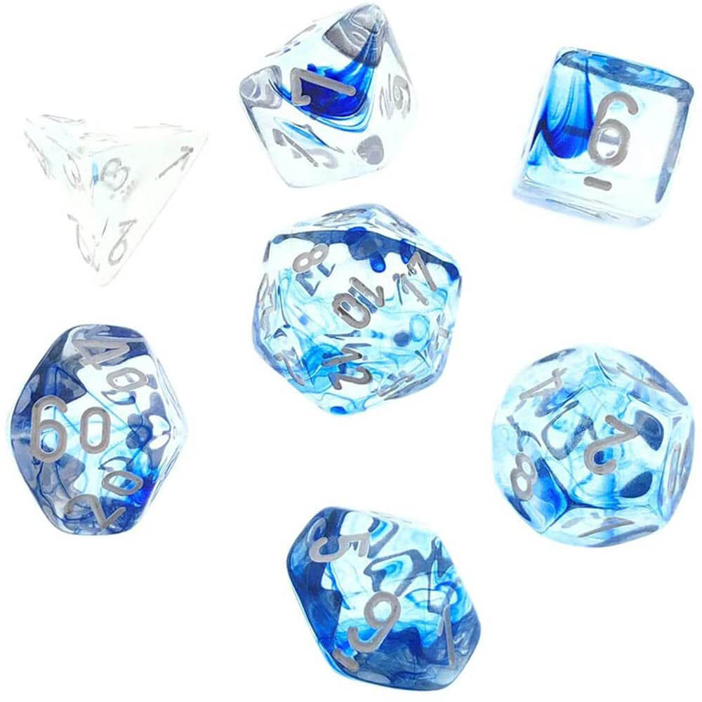 D7 Die Set Dice Nebula Polyhedral (7 DICE)