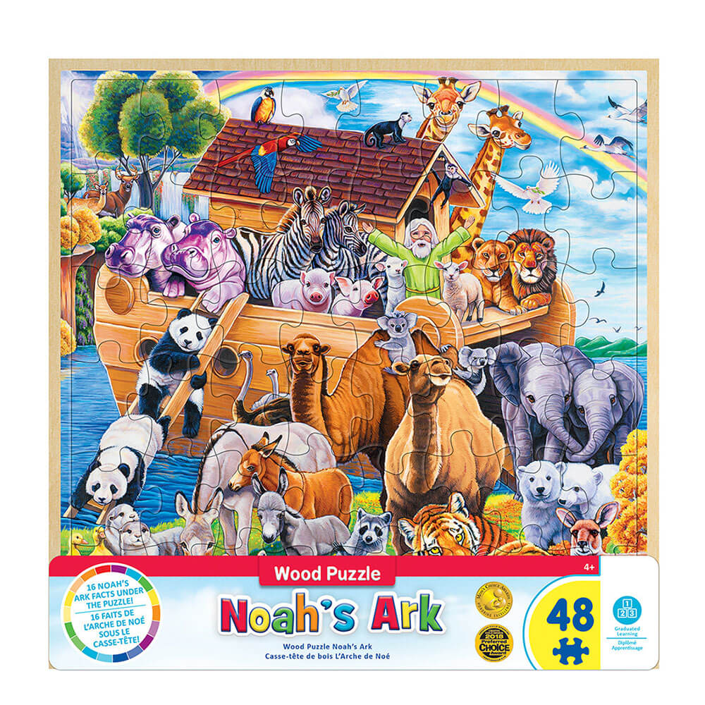 MP Wood Fun Facts Puzzle（48 PCS）