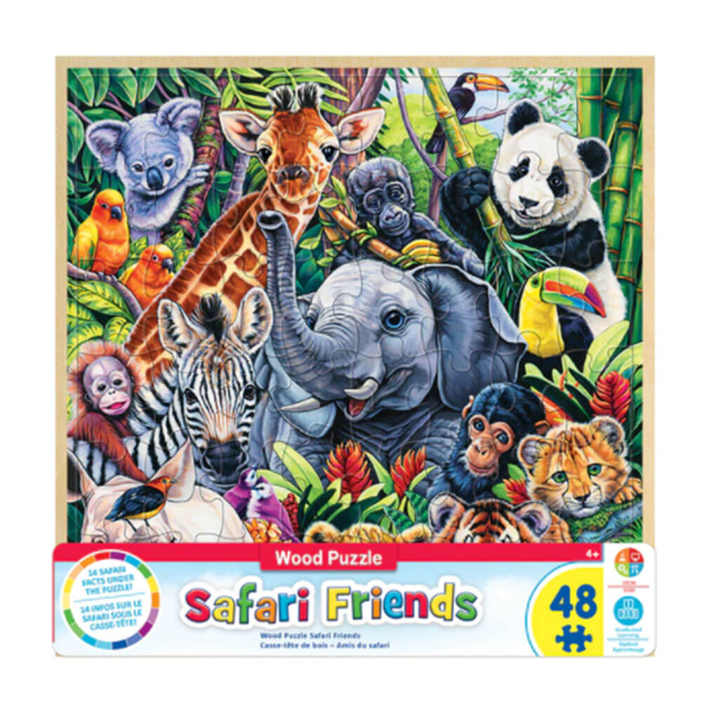 MP Wood Fun Facts Puzzle（48 PCS）