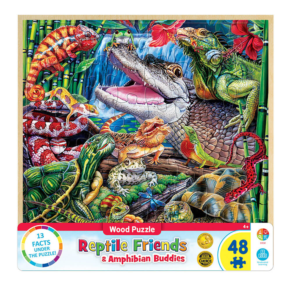 MP Wood Fun Facts Puzzle（48 PCS）