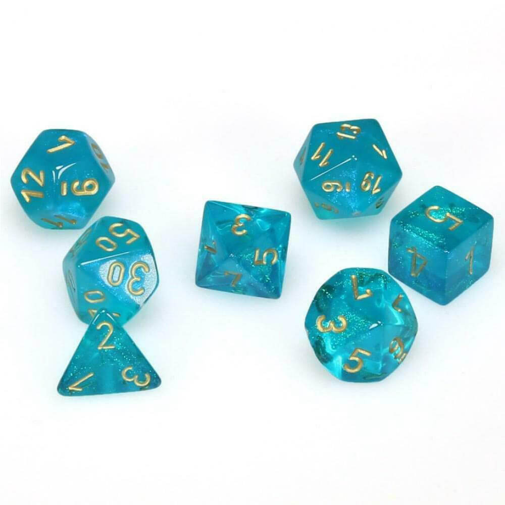 D7 set da dadi set borealis poli (7 dadi)