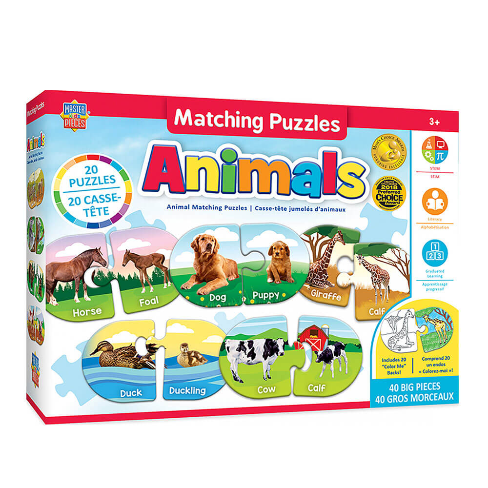 Masterpieces educatieve matching puzzel