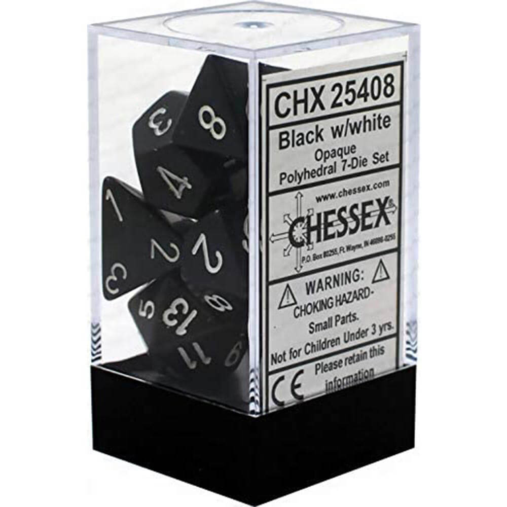 D7 Die Set Dice Opaque Polyh (7 Dice)