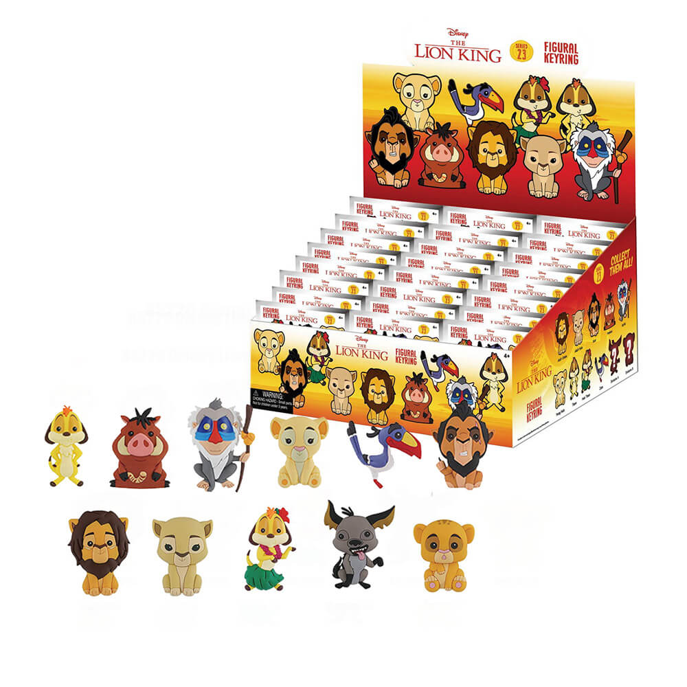 Keyring 3D Blind Bag Disney (24 Pk)