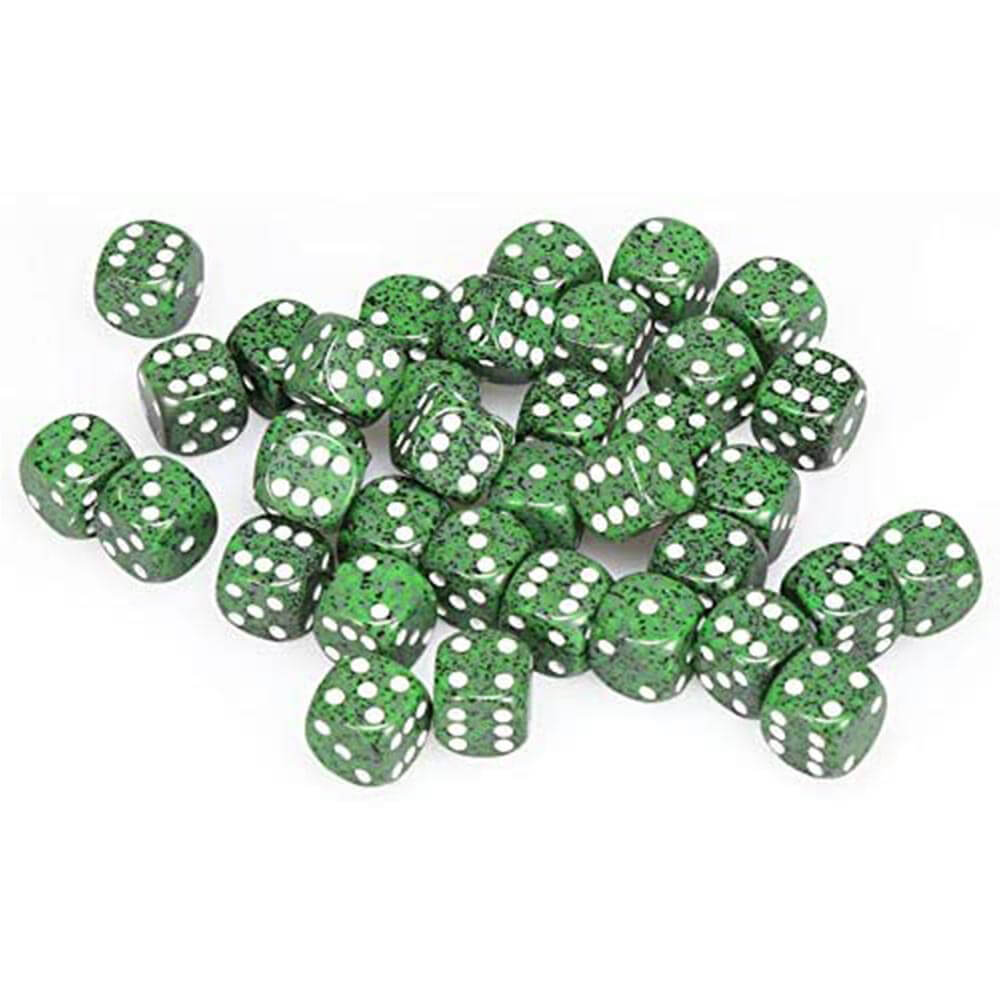 D6 dados moteados 12 mm (36 dados)