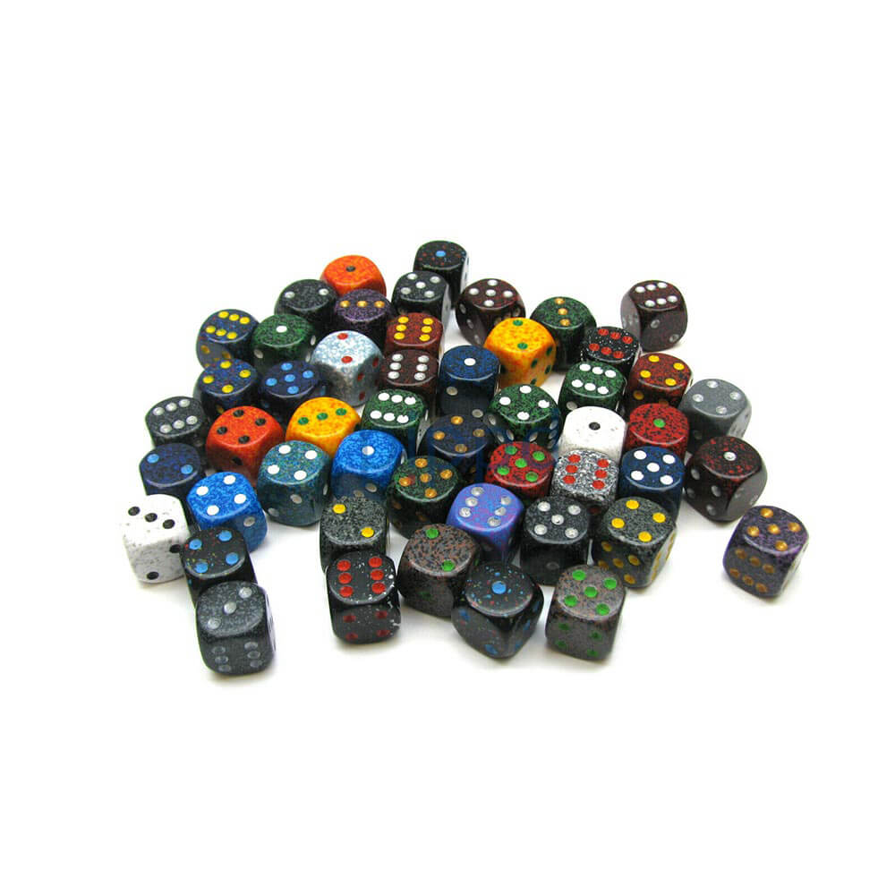 D6 dados surtido de 16 mm (50 dados)