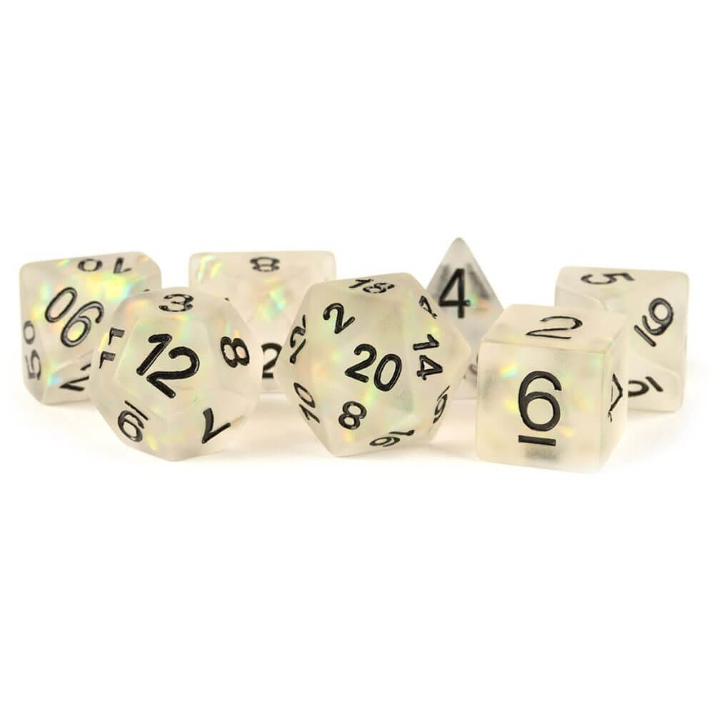 MDG ICY OPAL DICE SET 16MM POLY