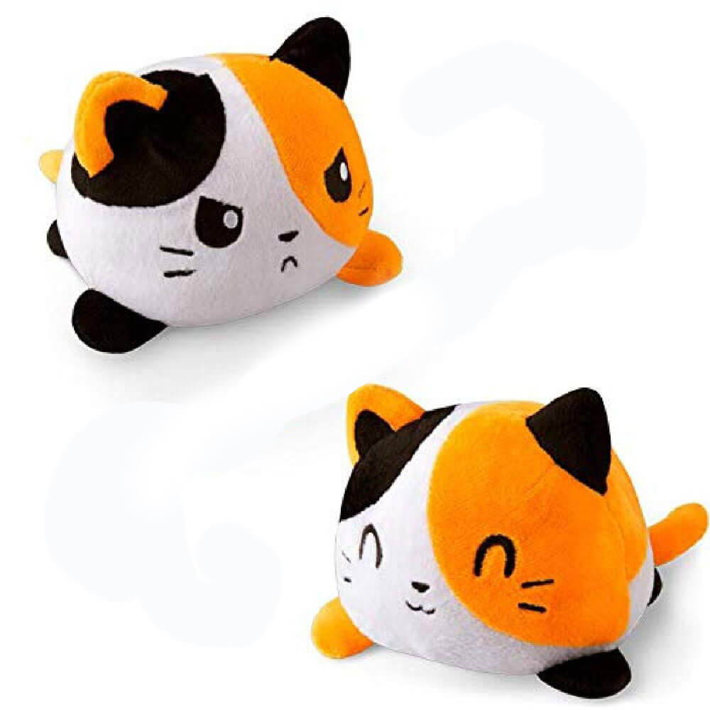 Peluche di gatto reversibile