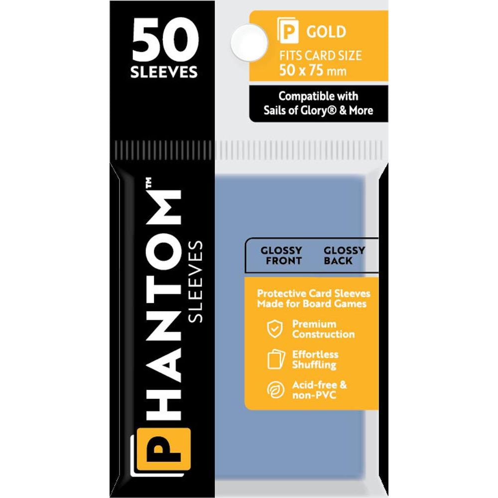 Mangas Phantom Gold 50pcs (50x75mm)