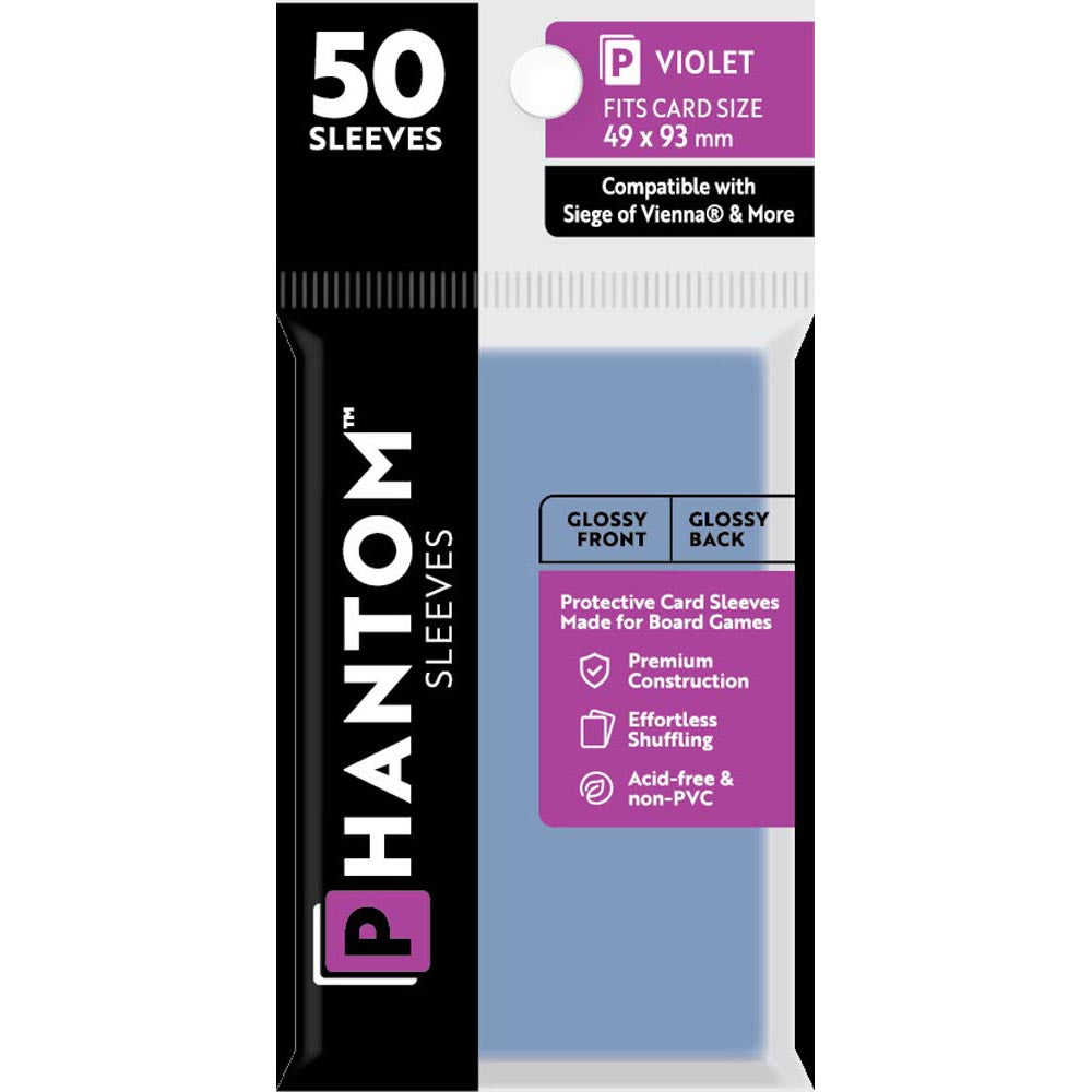 Violett Phantomärmel 50 pcs (49 x 93 mm)