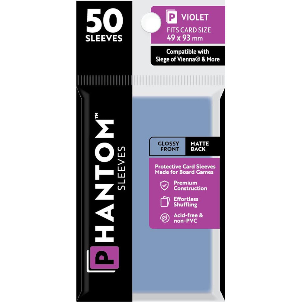 Violett Phantomärmel 50 pcs (49 x 93 mm)