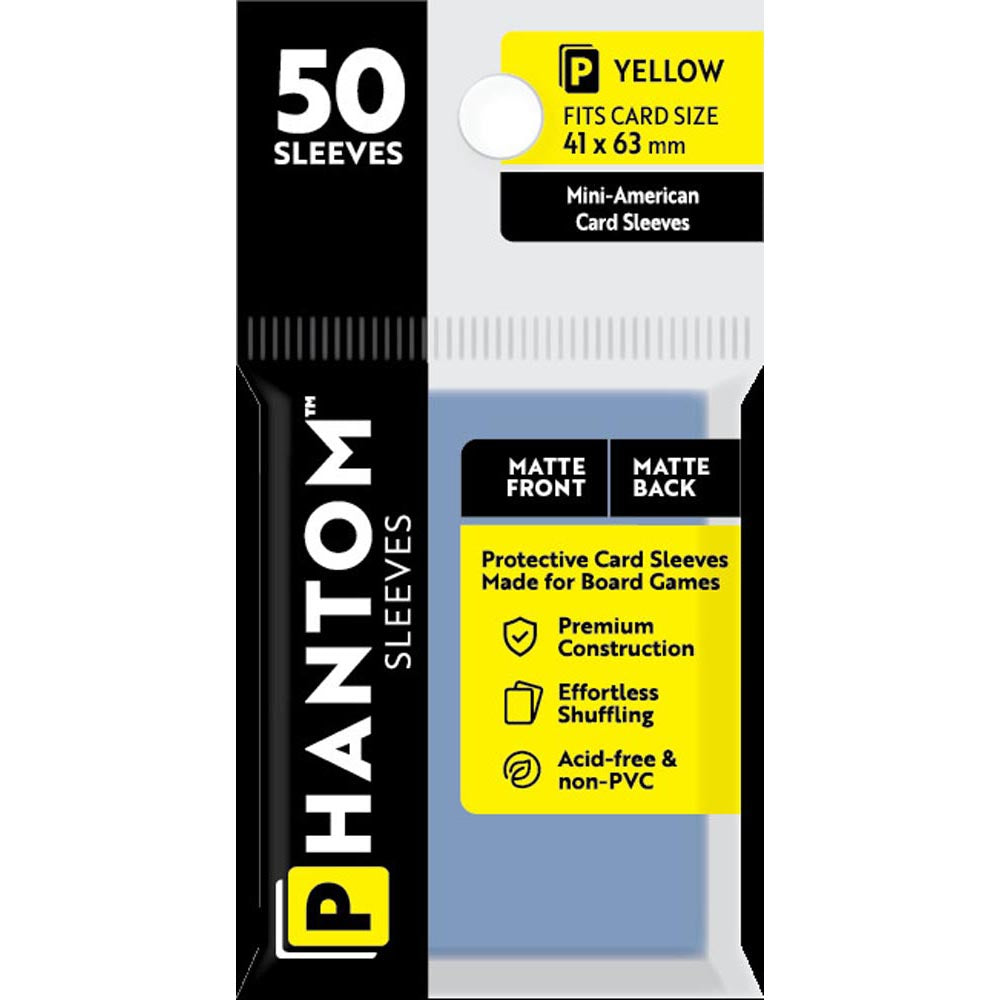 Mangas Phantom Yellow 50pcs (41x63mm)