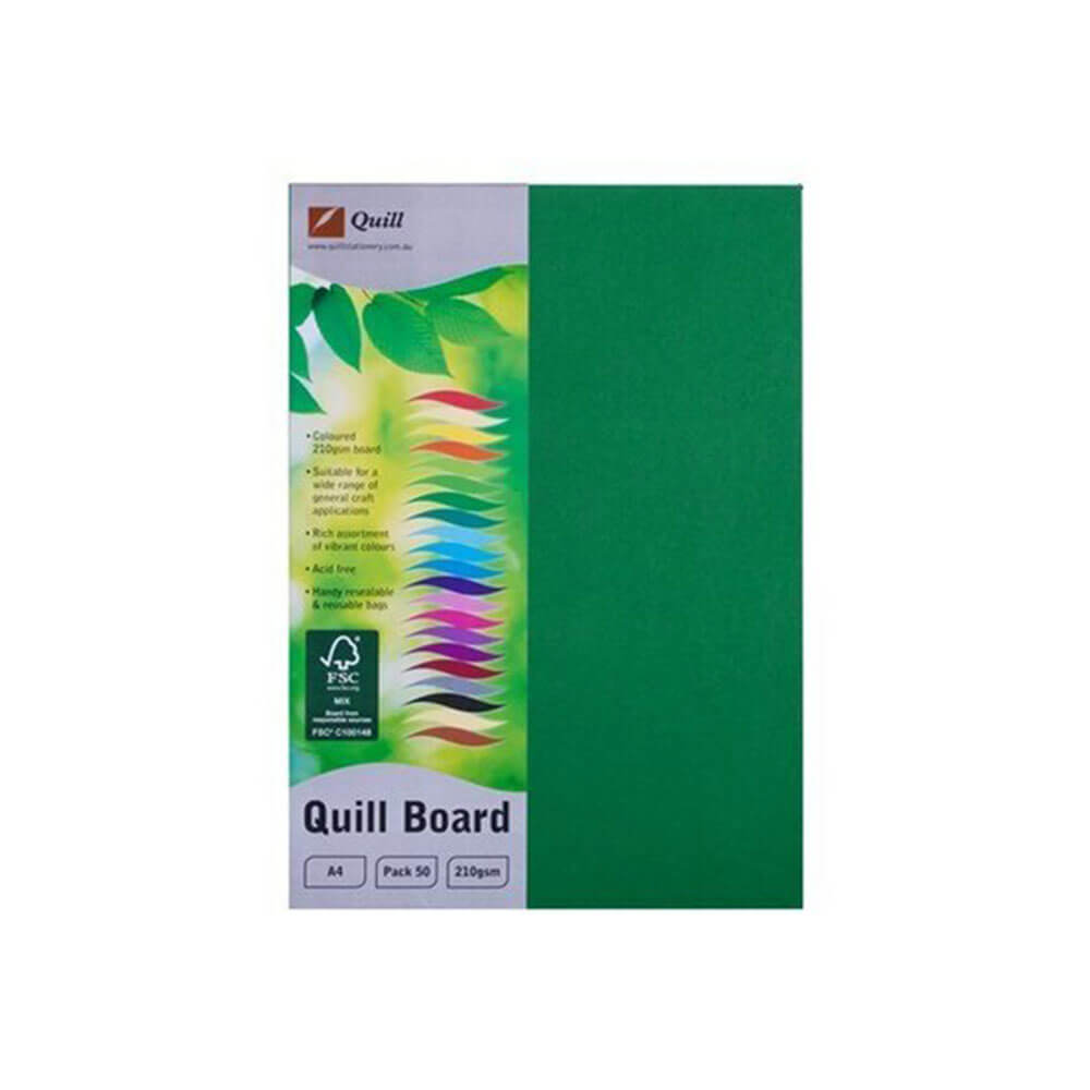 Cardboard A4 (50pk) Quill A4 (50pk)