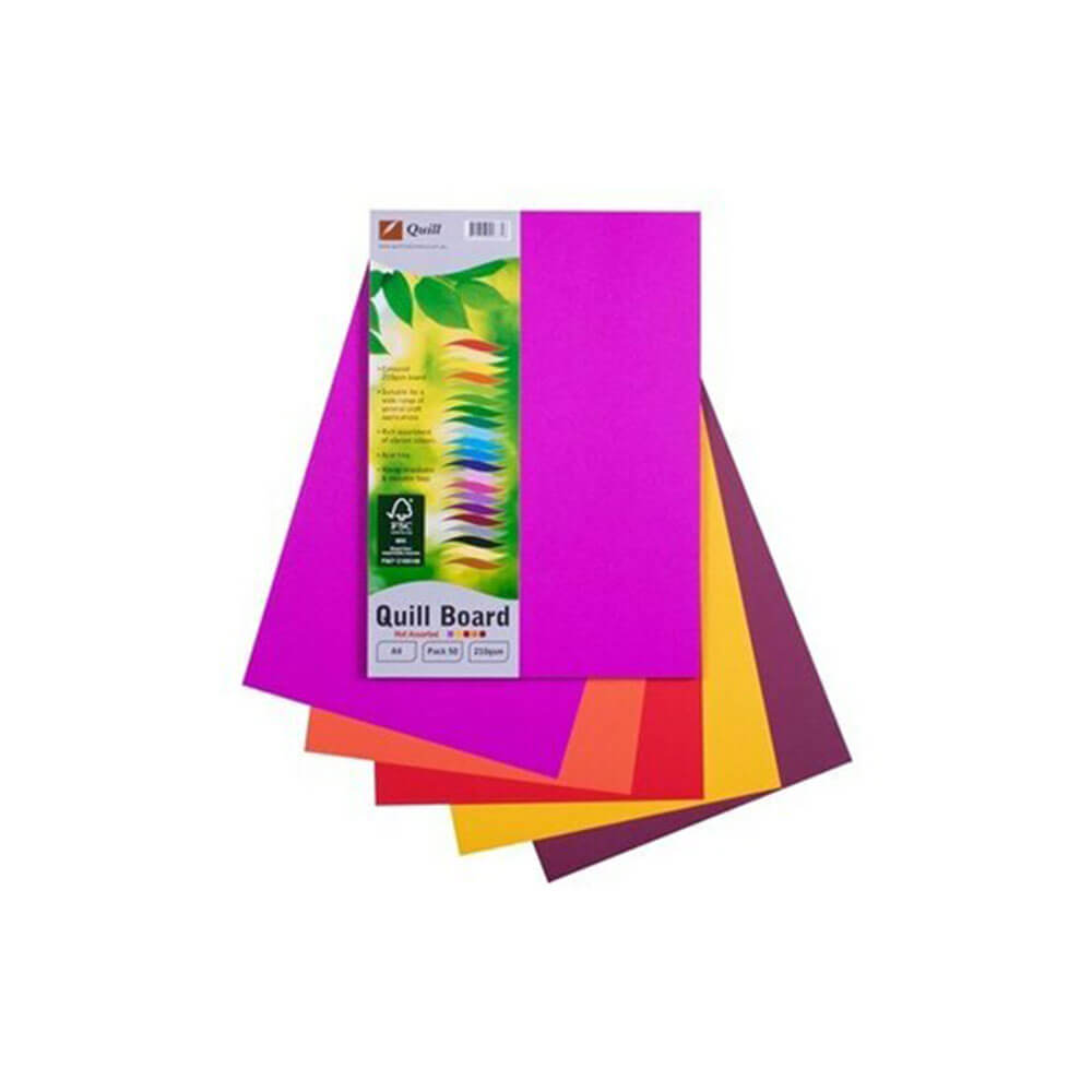 Cardboard A4 (50pk) Quill A4 (50pk)