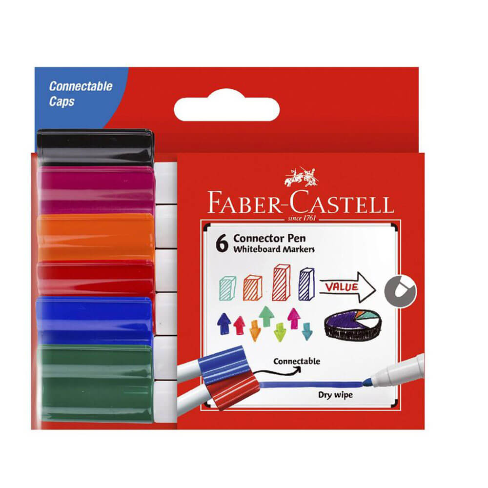 Marcadores de pizarra del conector Faber-Castell