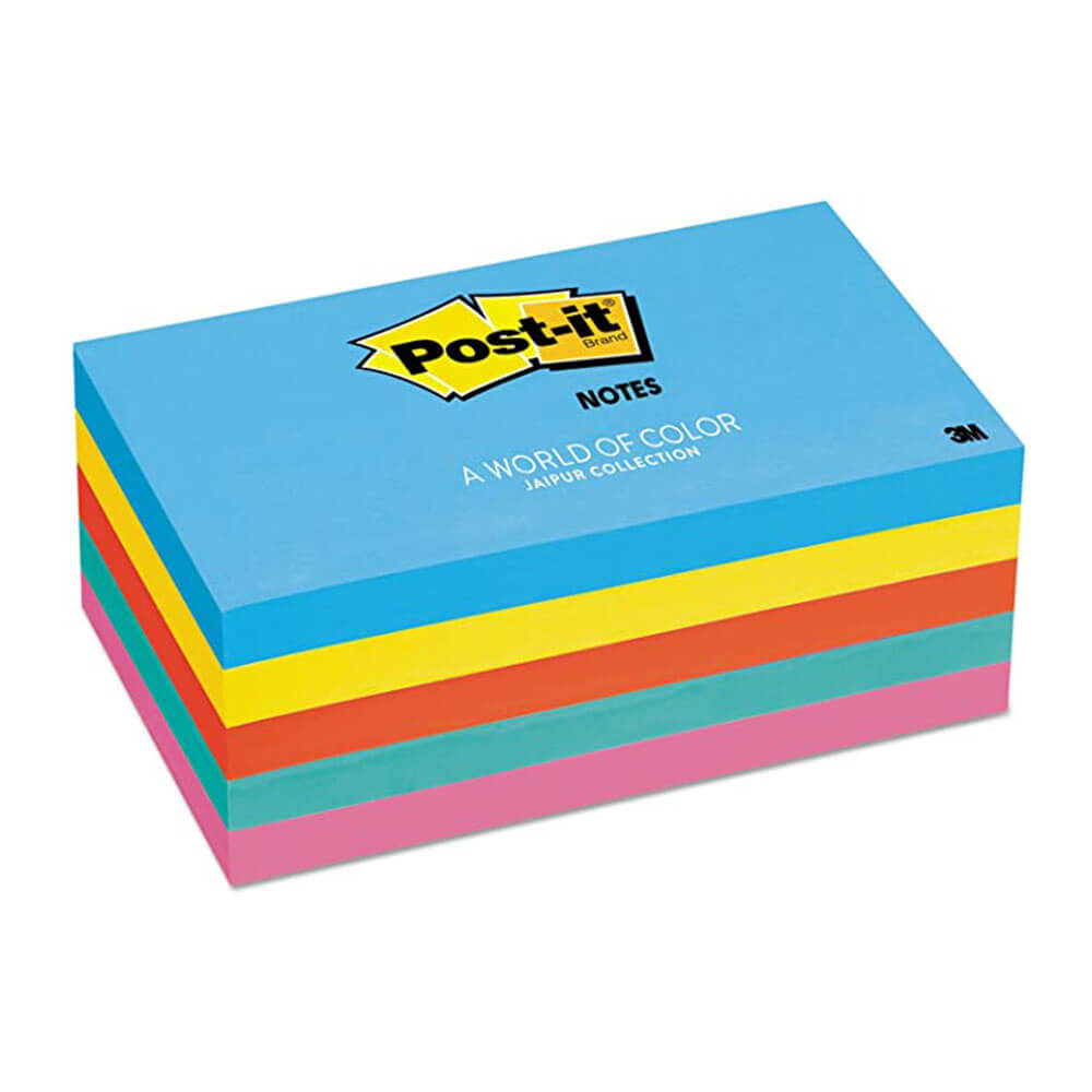 Post-It Notes 73x123mm diverse (5pk)