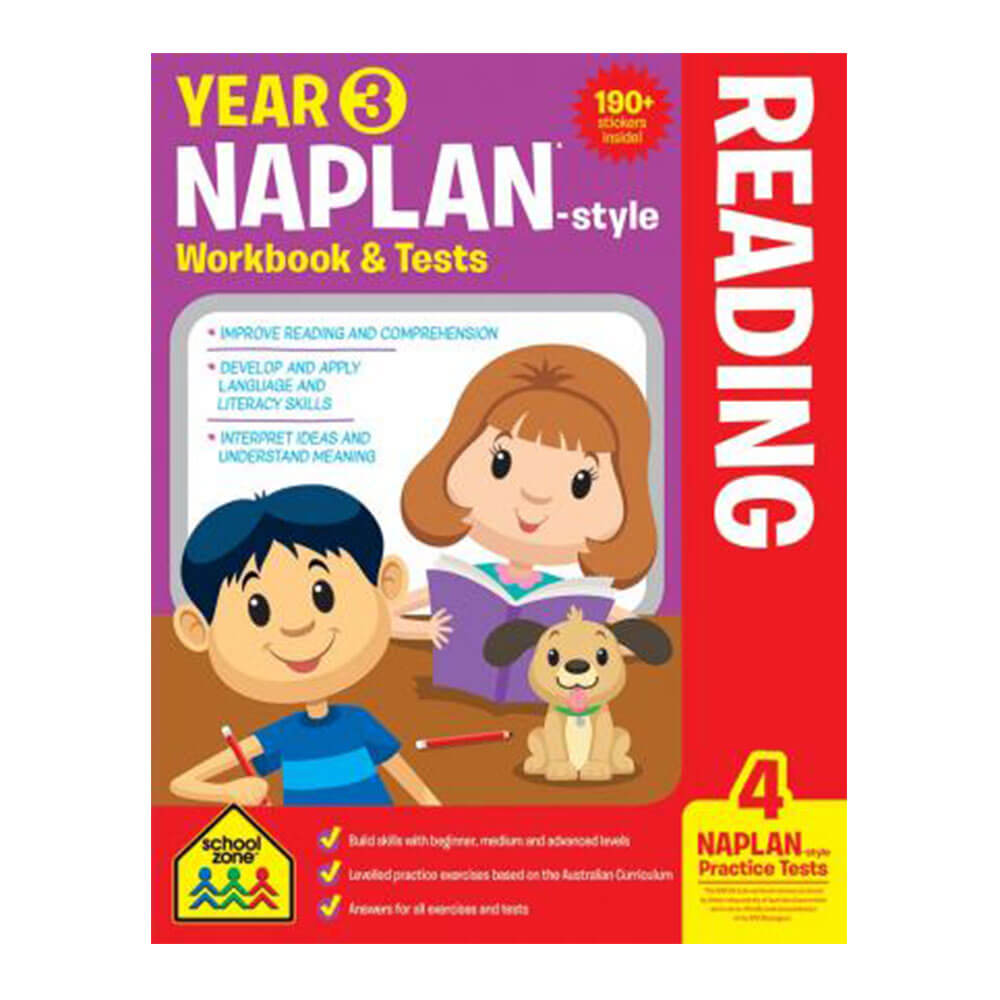 Schoolzone Naplan Jaar 3 Workbook and Tests