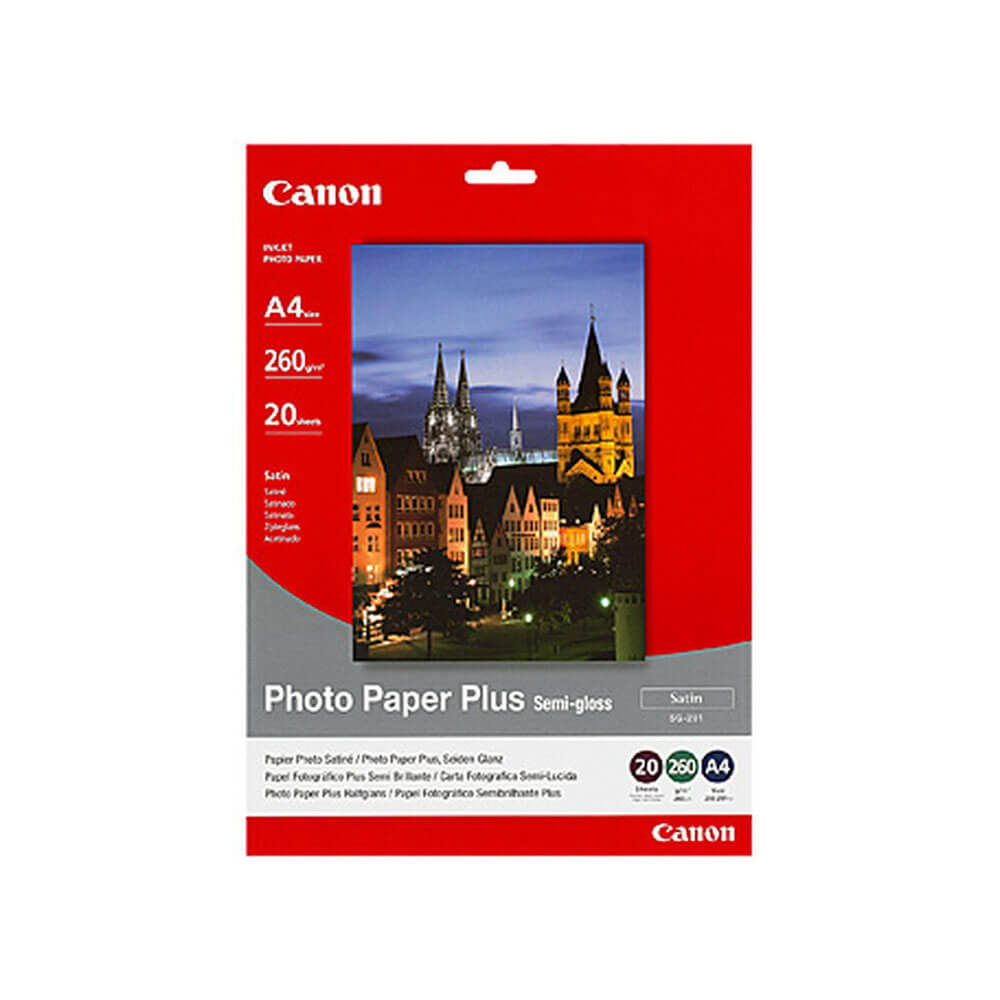 Papier photo canon semi-brillant 260gsm 20pk