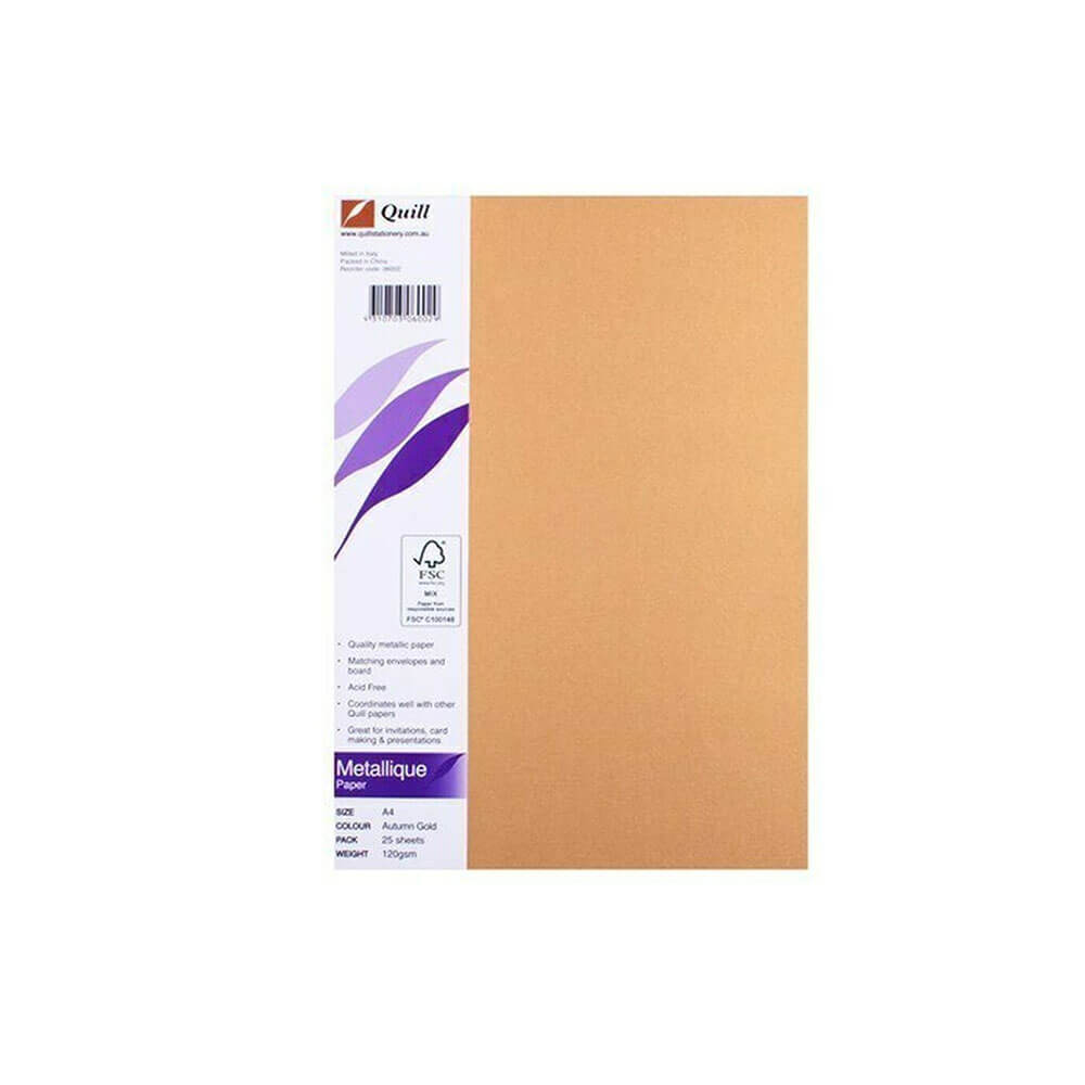 Papel Metallique de Quill A4 (25pk)