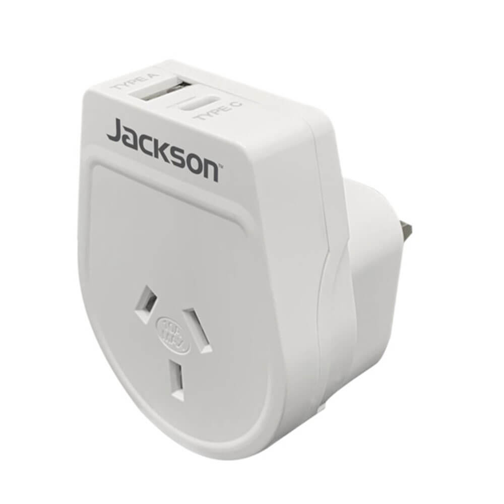 Jackson Industries Outbound USB-A &amp; C Reiseadapter