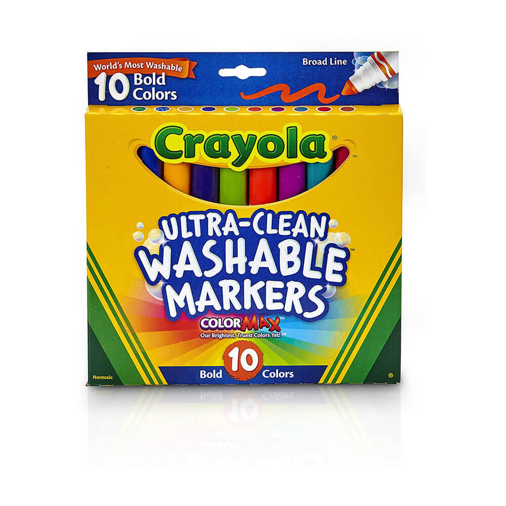 Crayola Washable Broadline Marker 10pk