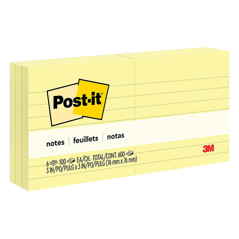 Post-it-noter Foret 76x76mm (6PK)