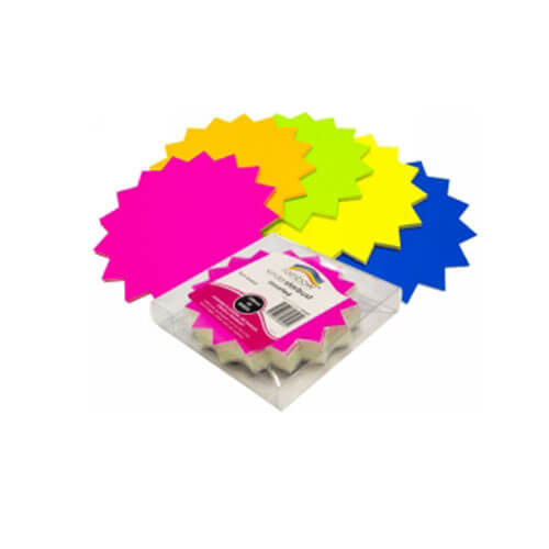 Rainbow Starburst Single Sided Board 300gsm 60pk