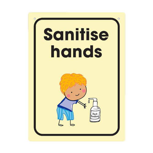 Durus Use Hand Sanitiser Wall Sign (225x300mm)