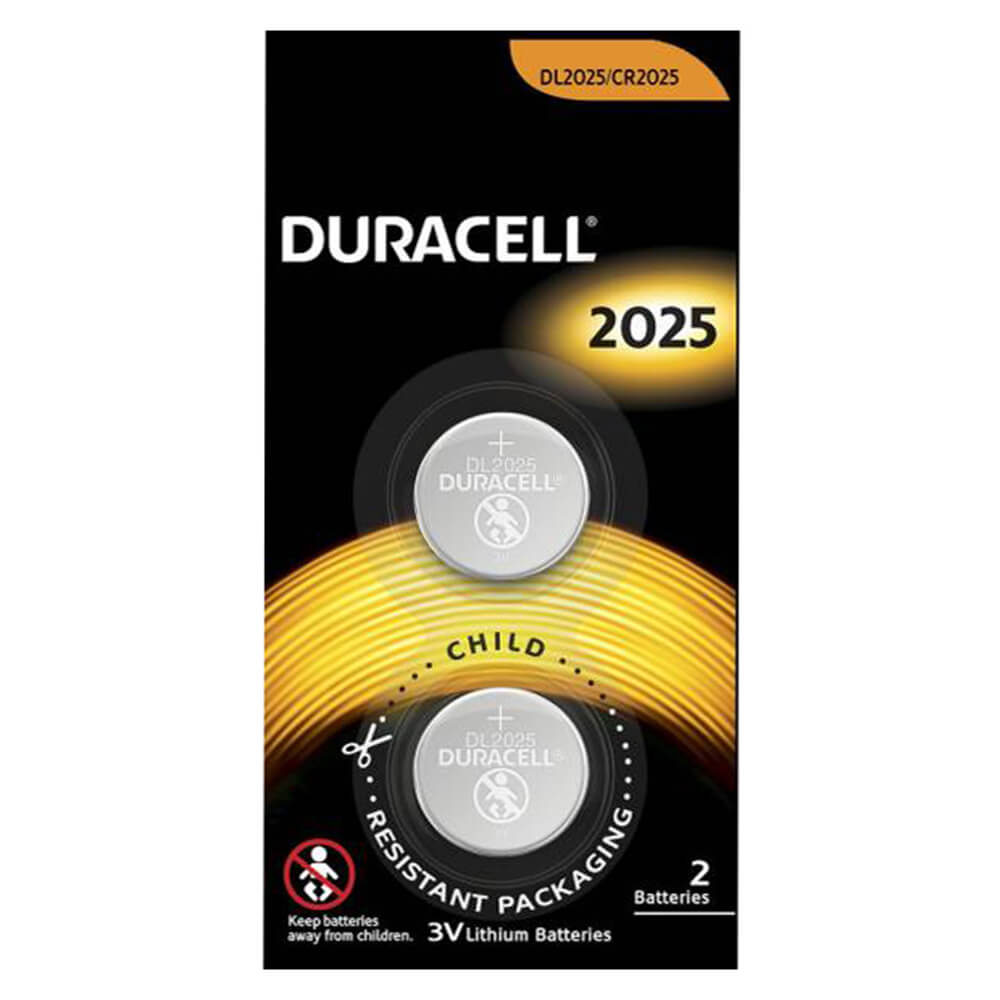 Baterías de botón de litio de Duracell (2pk)