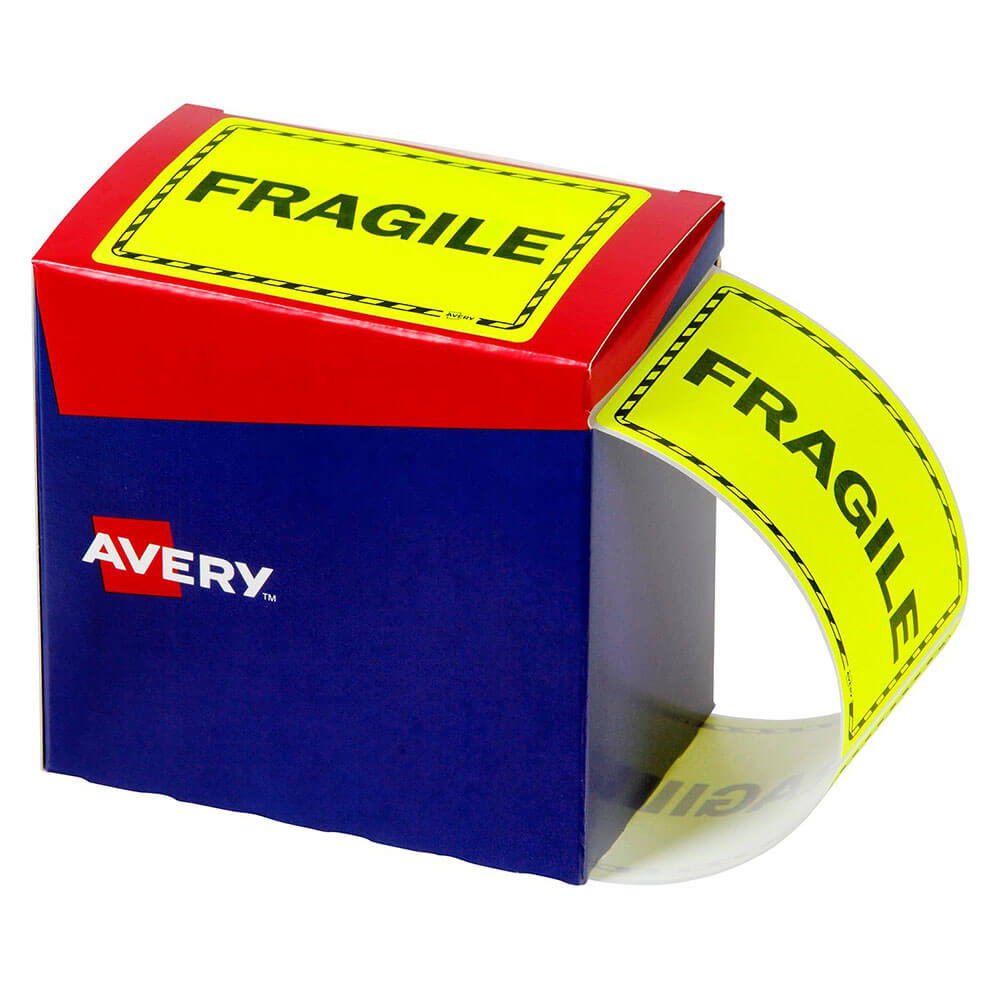 Avery Fragile Labels 750st (75x99,6mm)