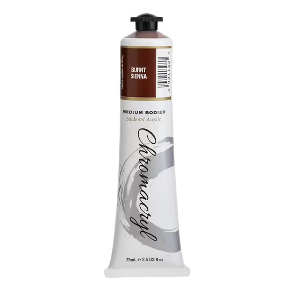 Pintura acrílica dos alunos de cromacryl 75ml