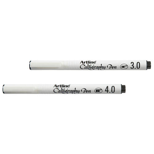 Artline Calligraphy Pen 12pcs (Black)