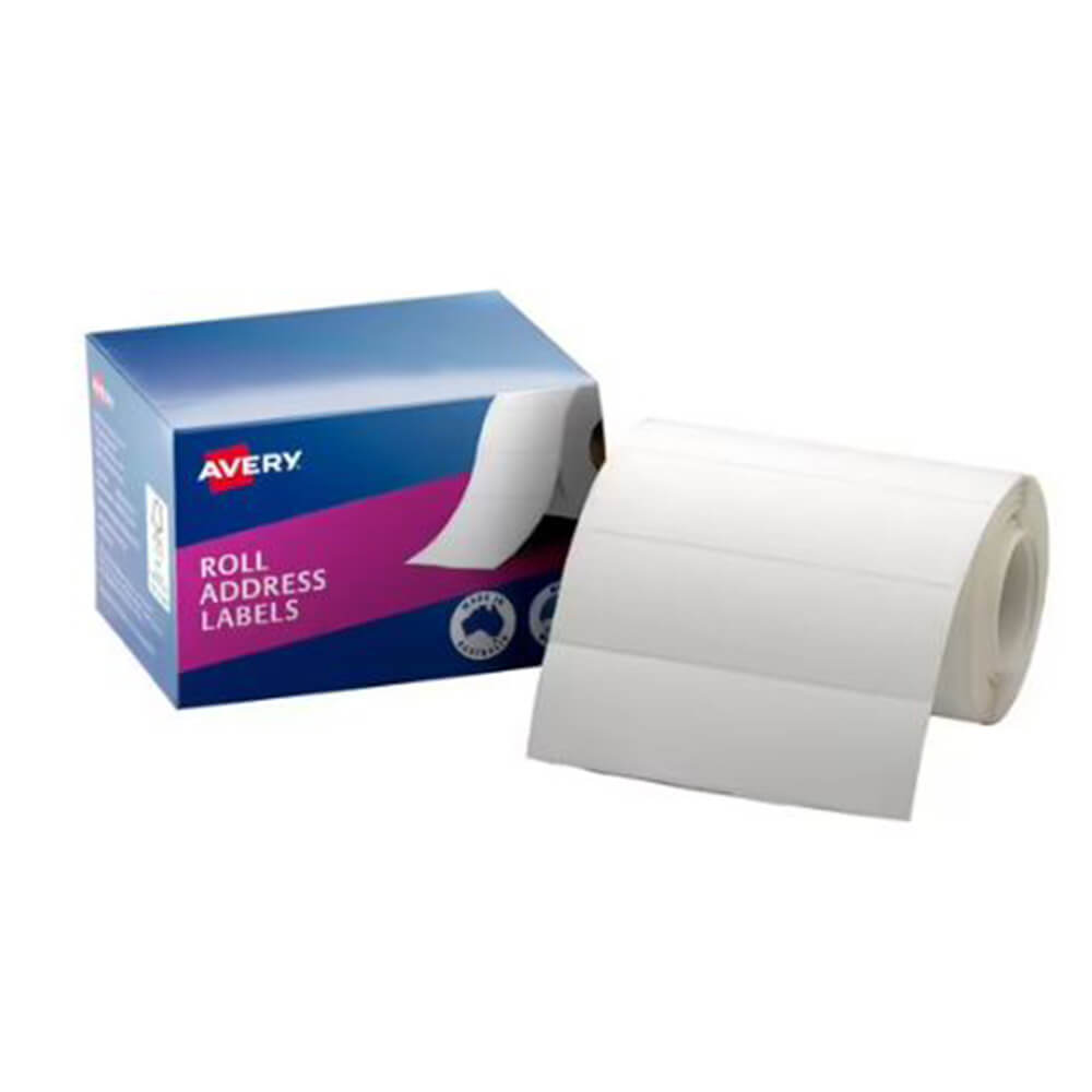 Las etiquetas de las direcciones de Avery Roll (caja de 500)