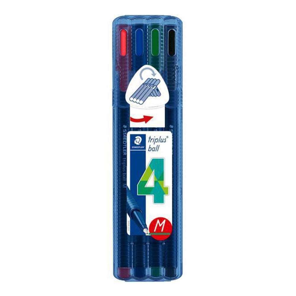 STAEDTLER TRIPLUS BALLPOINT PEN (Pack of 4)