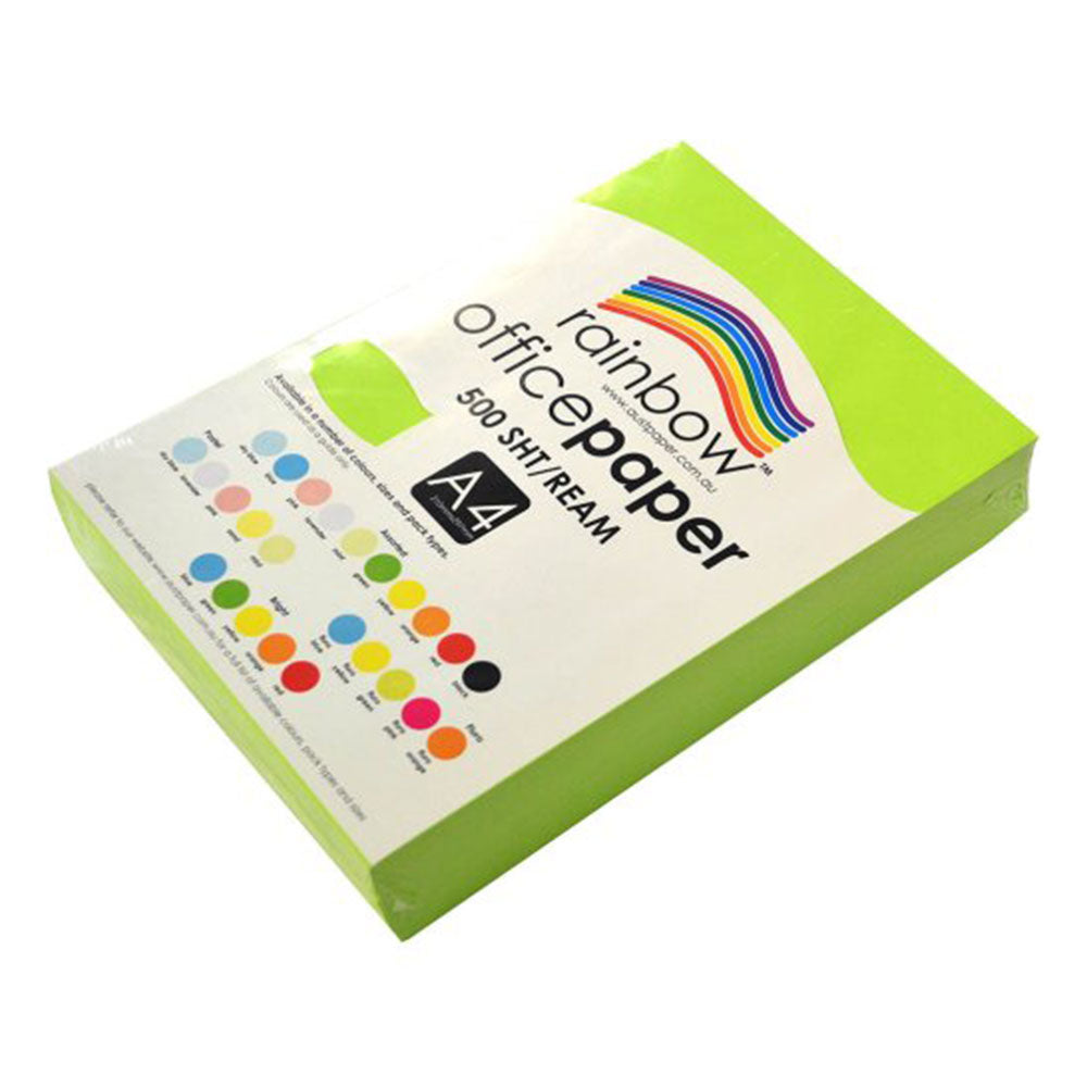 Rainbow A4 Fluoro Cópia Papel 75gsm