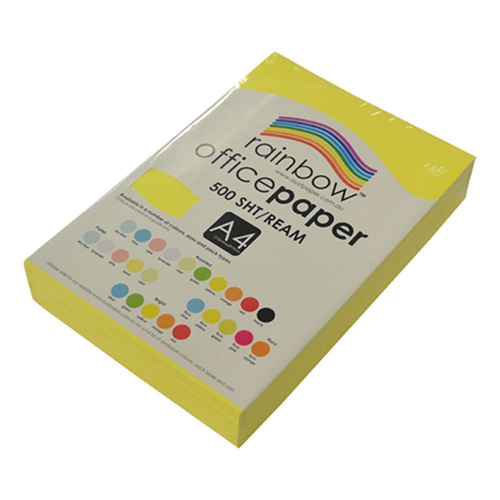 Rainbow A4 Fluoro Copy Paper 75gsm 1-resumen