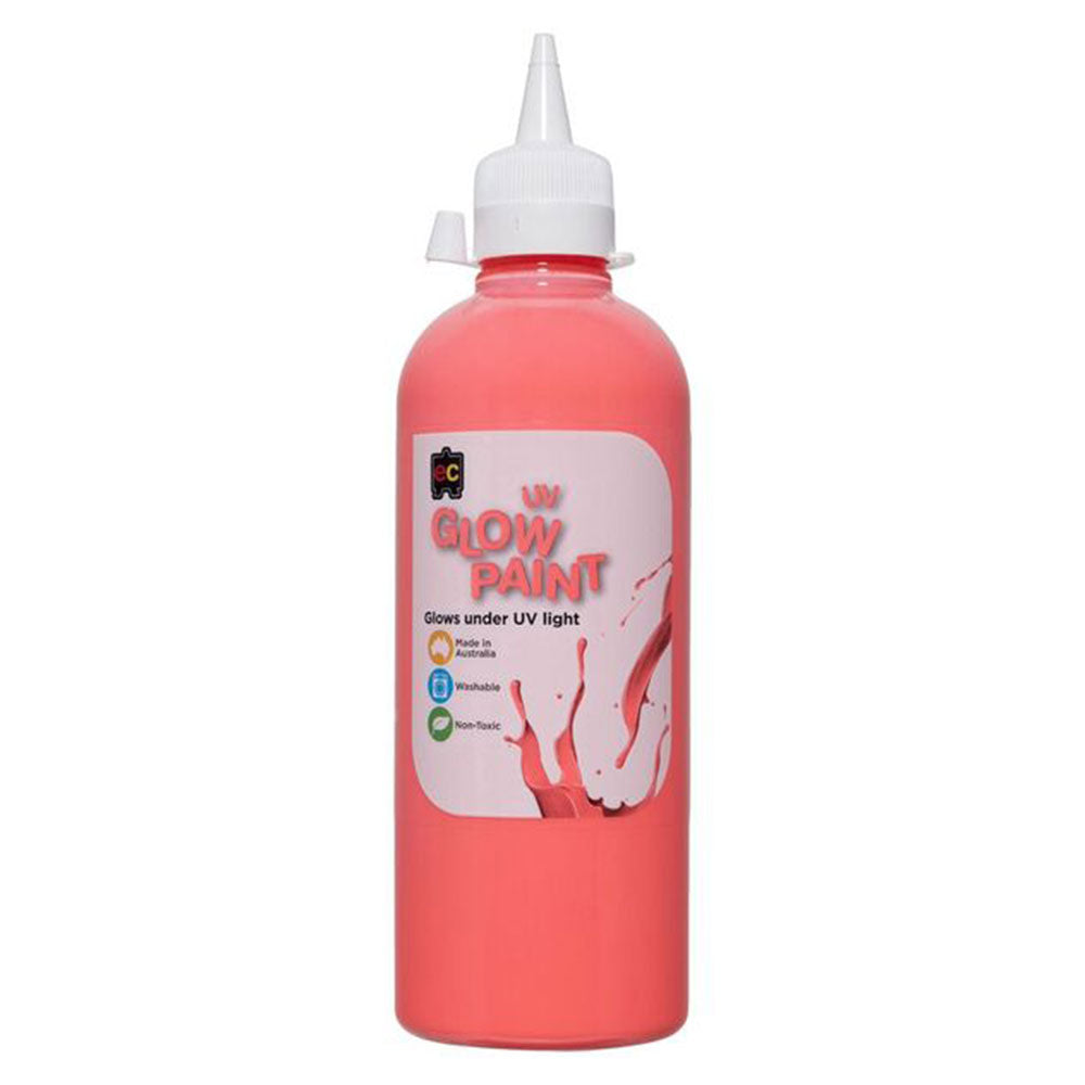 EC UV Glow Paint 500mL (Scarlet)