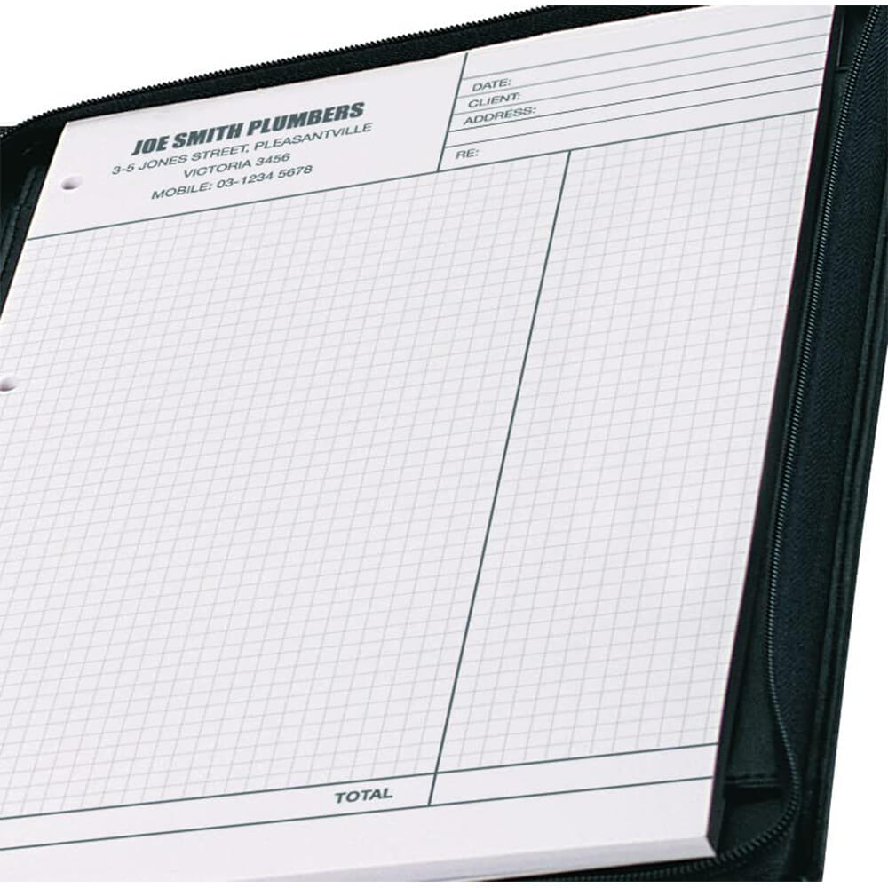 Debden A4 Quotations NCR Notepad Dayplanner Refill 2PCS