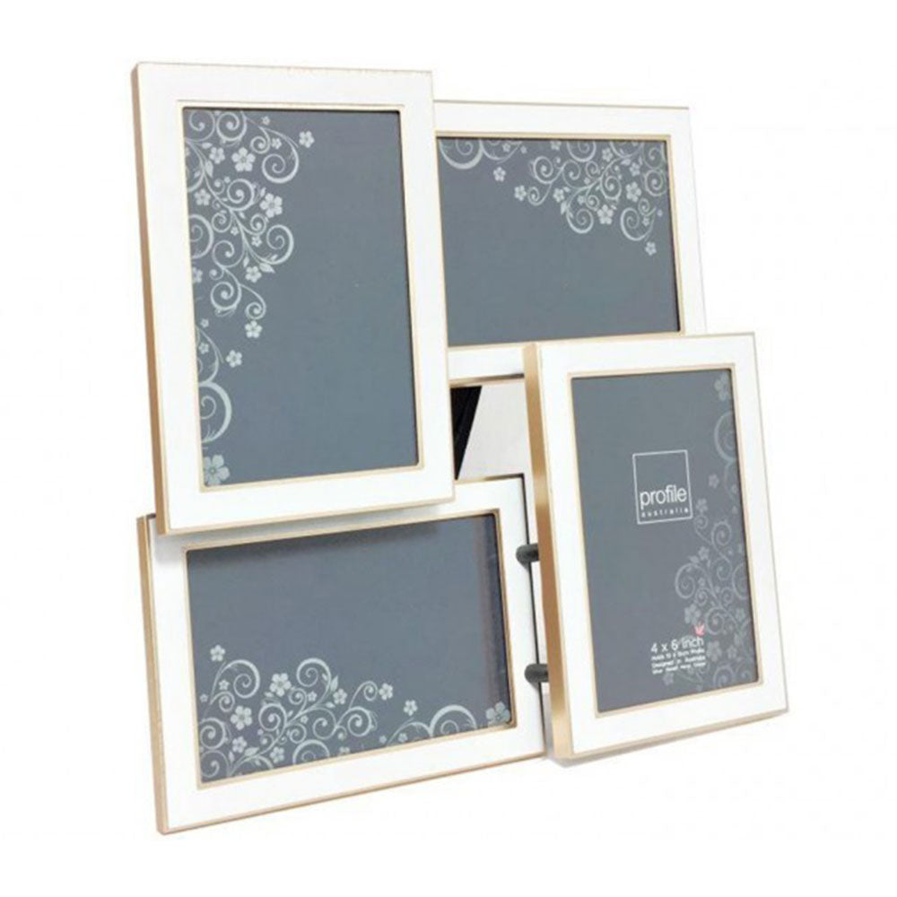 Frame di foto eterna in oro bianco/rosa Multi (4x6in)