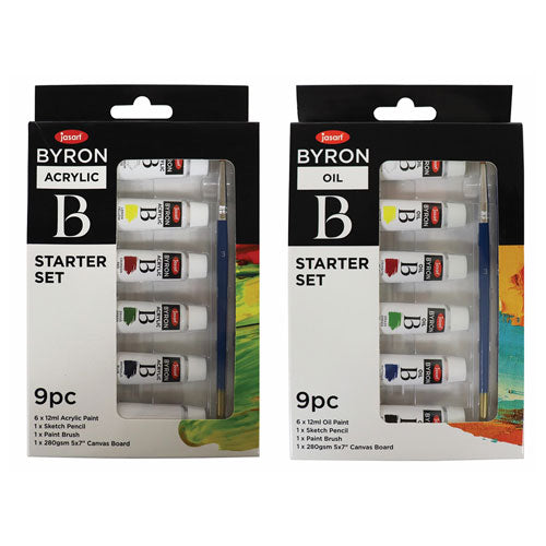 Jasart Byron Paint Starter Set (Pack of 9)