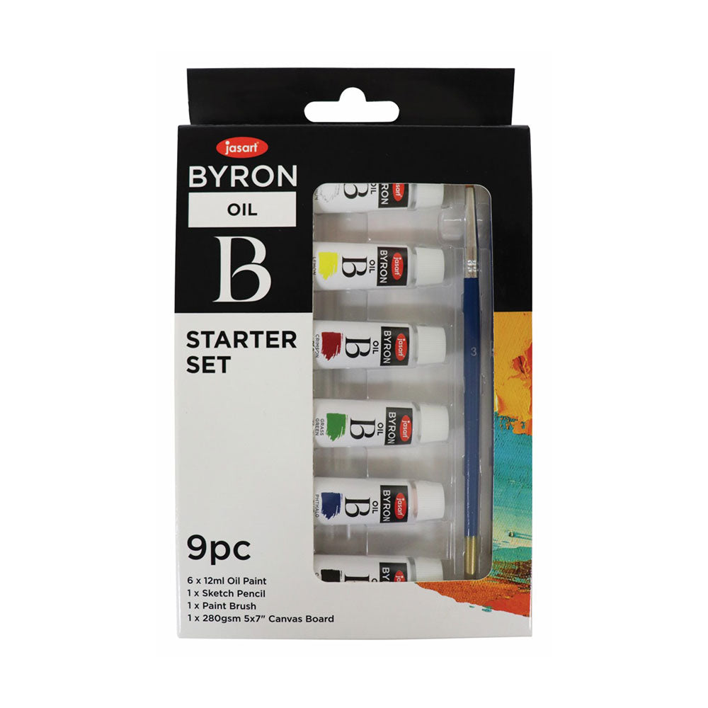 Jasart Byron Paint Starter Set (pakke med 9)