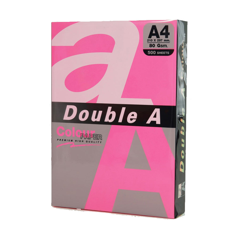 Double A A4 80gsm Deep Colour Copy Paper 500pcs