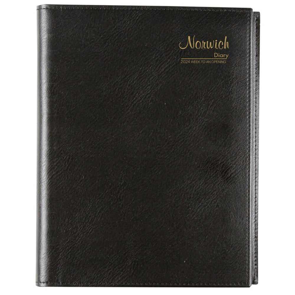 Cumberland Norwich A4 2024 Diary (svart)