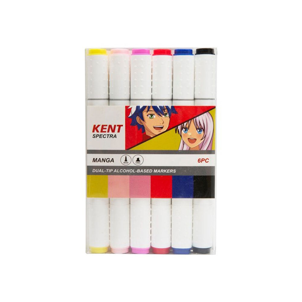 Kent Spectra Graphic Design Marker Zestaw 6PCS