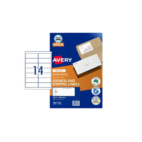 Avery Inkjet Address Label (Pack of 25)