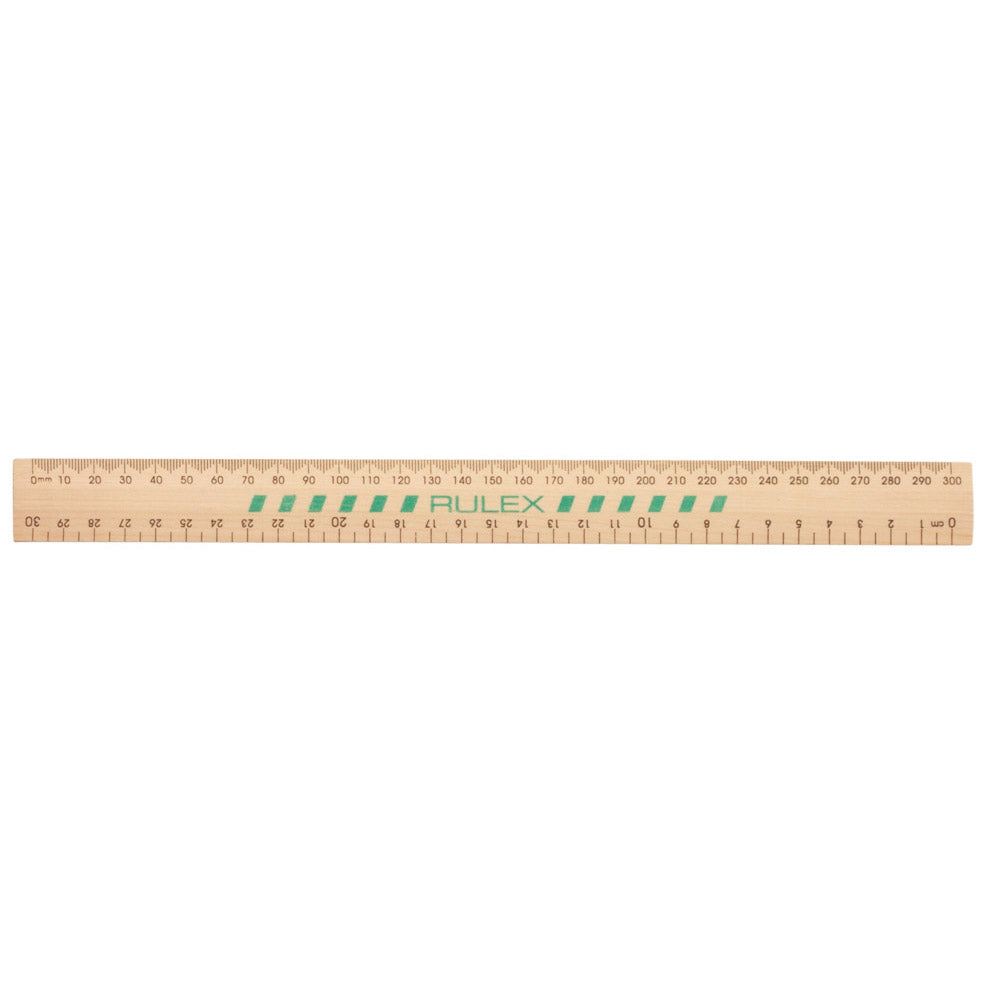 Celco Rulex Wooden Ruler 30cm（磨かれていない）