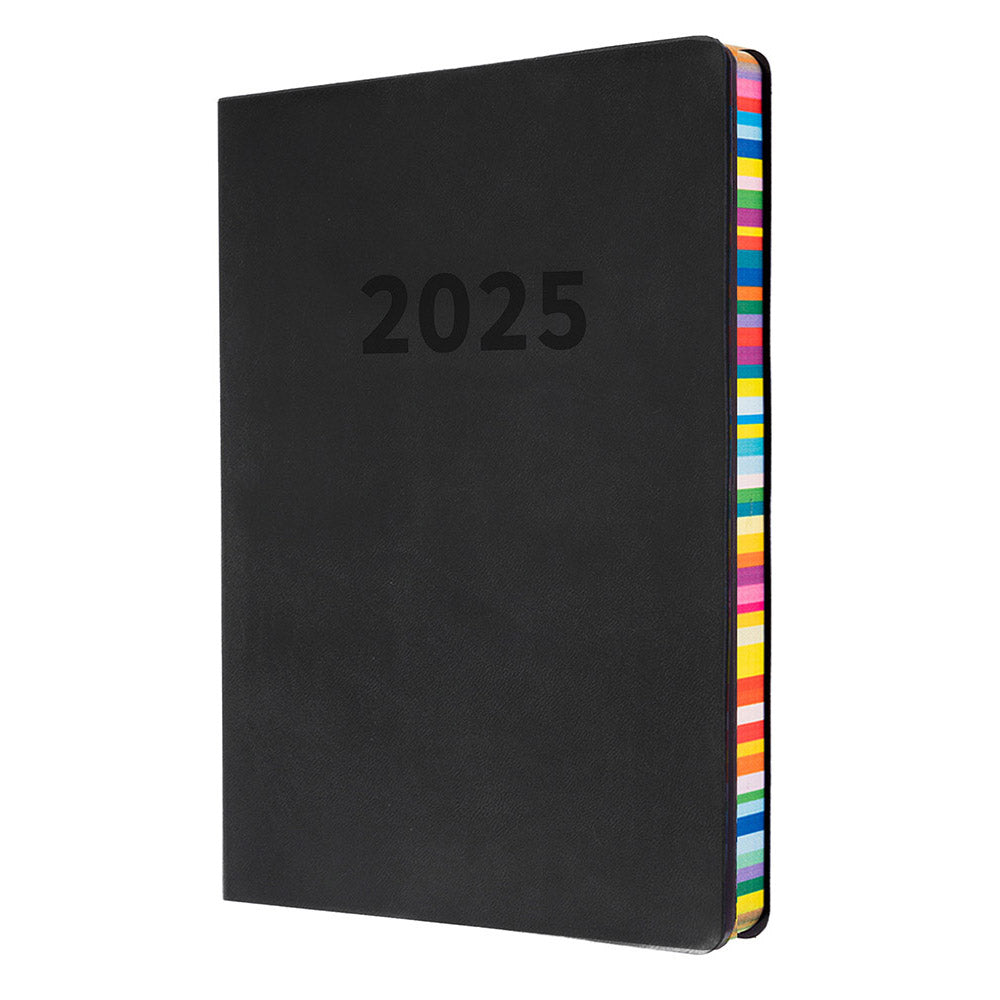 Collins Edge Rainbow A5 Uge for at se 2025 Diary