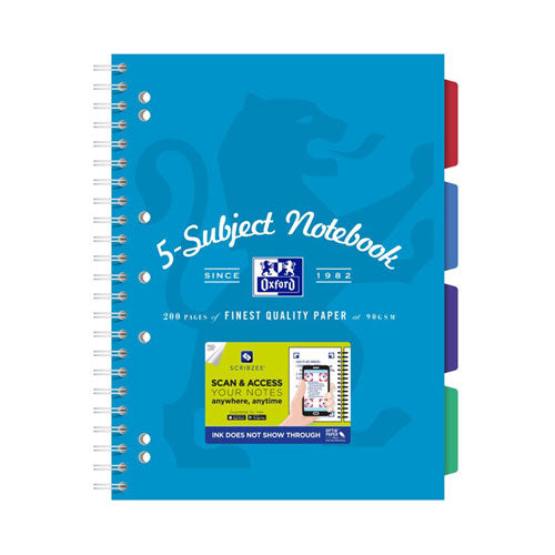 Oxford Scribzee Compatible A4 Subject Book 200pg