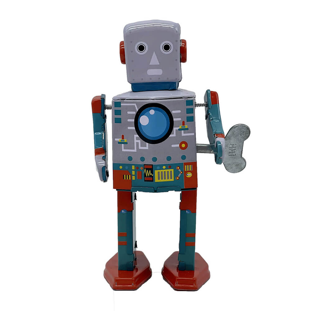 Sr. e Sra. Tin Robot Toy 15cm